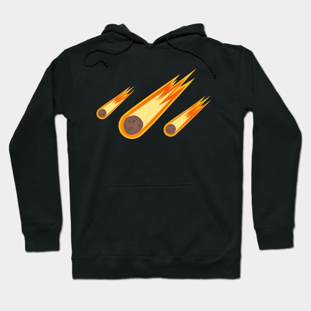 Asteroid Space Comet Hoodie by koolteas